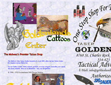 Tablet Screenshot of goldenlands.com